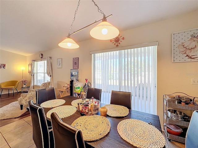 view of dining area