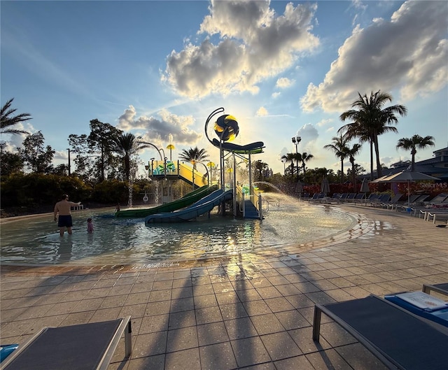 view of jungle gym