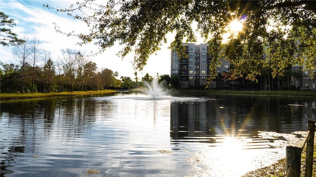 property view of water