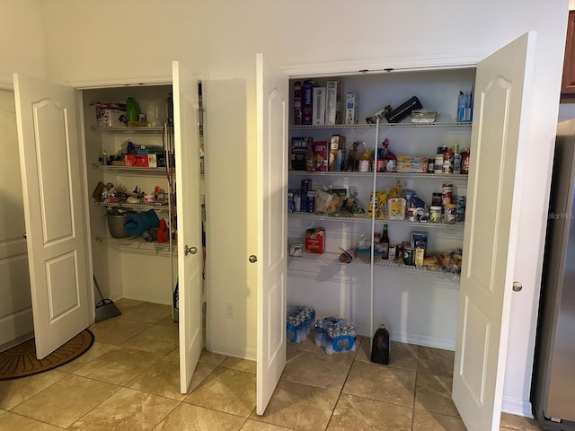 view of pantry