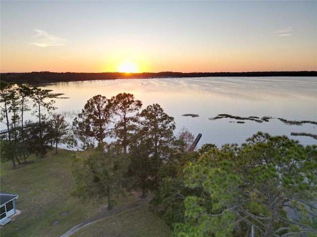 property view of water