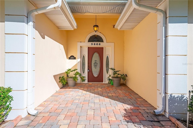 view of entrance to property