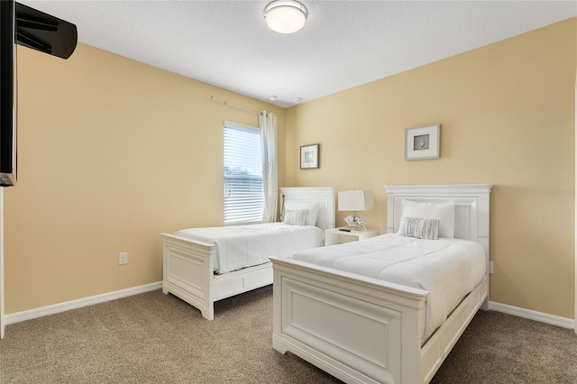 bedroom with carpet floors