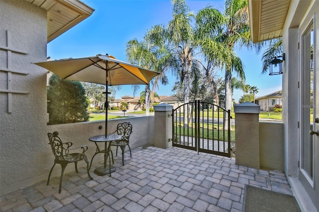 view of patio