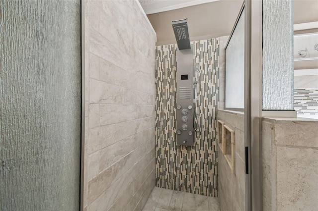 bathroom with an enclosed shower