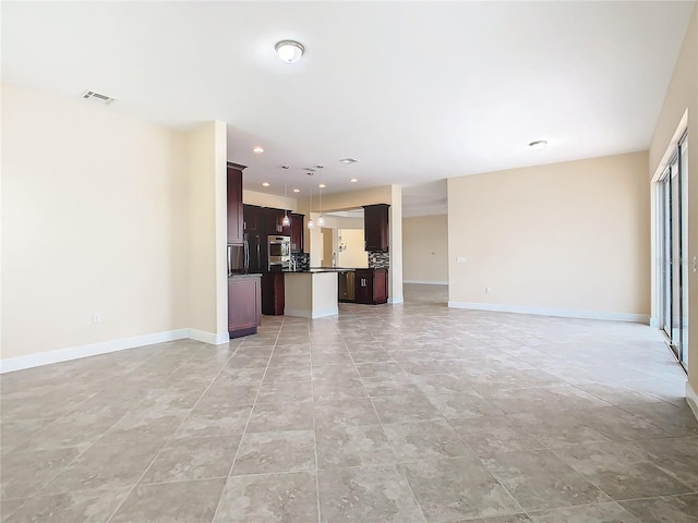 view of unfurnished living room