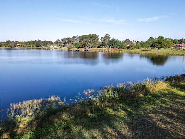 view of water feature