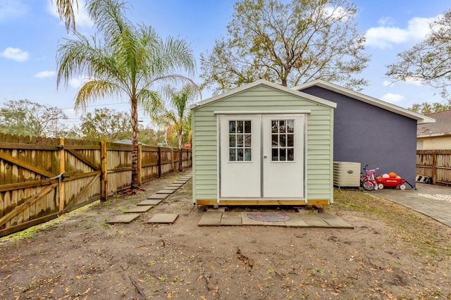 view of outbuilding