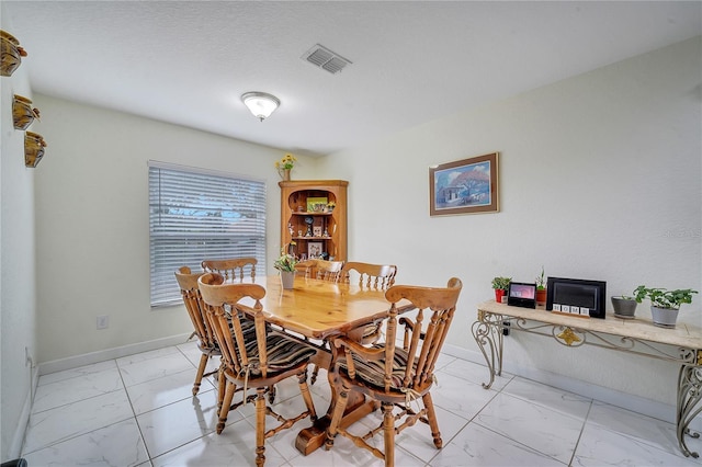 view of dining room