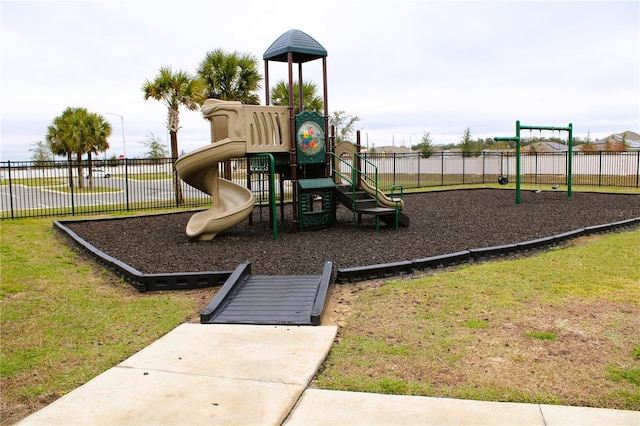 1280 Tupelo Trl, Haines City, FL 33844 - view of jungle gym featuring a yard