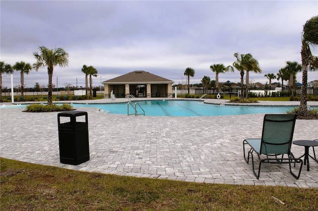 1280 Tupelo Trl, Haines City, FL 33844 - view of pool with a patio area
