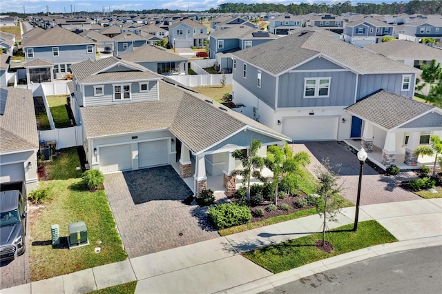 birds eye view of property featuring a residential view