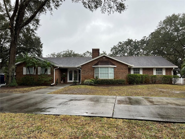 view of ranch-style house