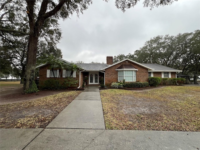 view of ranch-style house