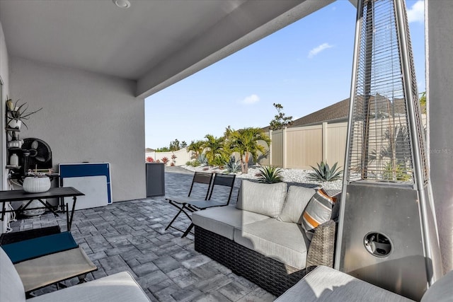 view of patio / terrace featuring outdoor lounge area