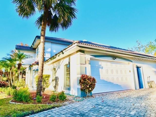 view of home's exterior with a garage