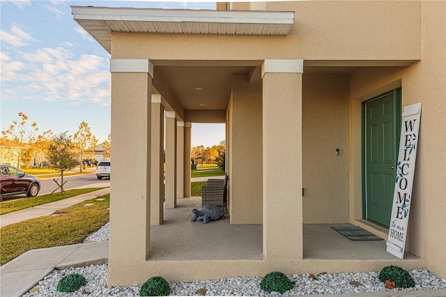 view of entrance to property