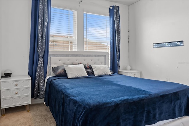 bedroom featuring carpet flooring