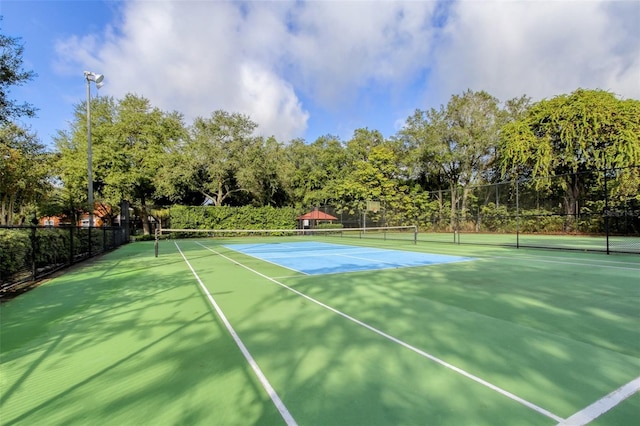 view of sport court