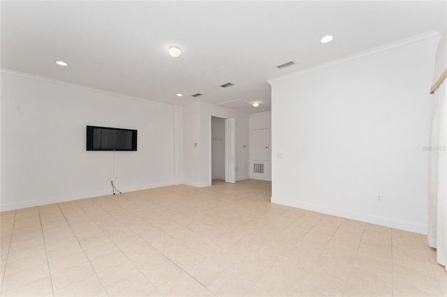 4010 Navigator Way, Kissimmee, FL 34746 - unfurnished room featuring recessed lighting and ornamental molding