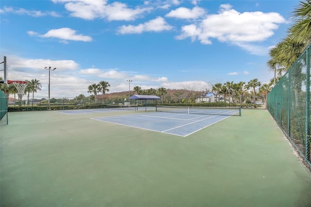 view of sport court