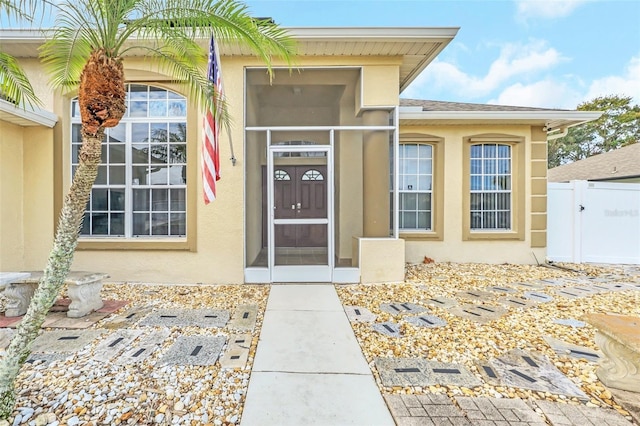 view of property entrance