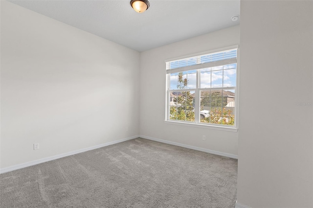 unfurnished room with carpet