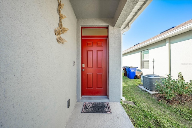 2265 Tay Wes Dr, Saint Cloud, FL 34771 - entrance to property featuring central air condition unit