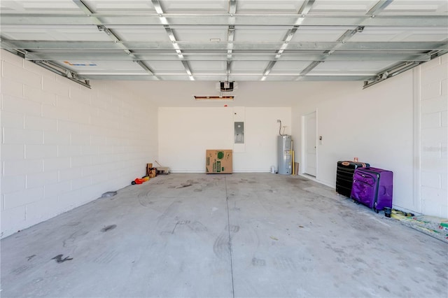 2265 Tay Wes Dr, Saint Cloud, FL 34771 - garage with a garage door opener, electric panel, and electric water heater