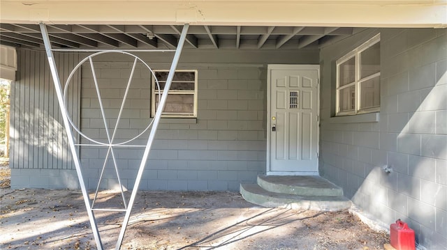 view of entrance to property