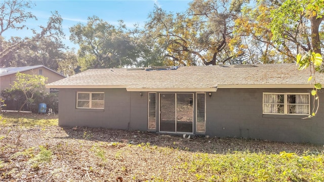 view of rear view of property