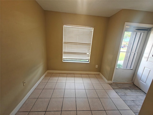 view of tiled empty room