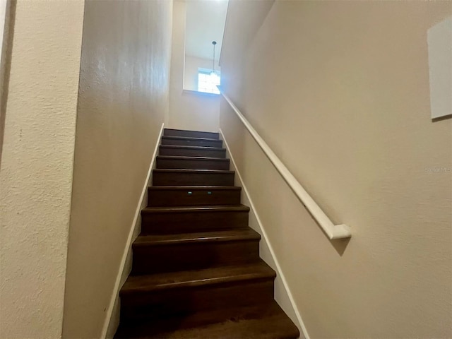 view of stairs