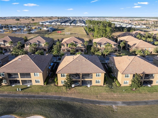 aerial view featuring a residential view