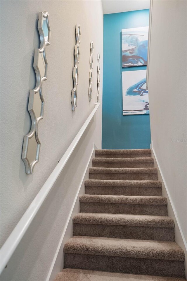 view of stairs