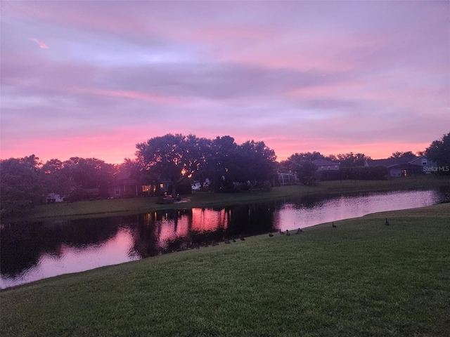 property view of water