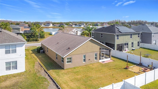 bird's eye view featuring a residential view