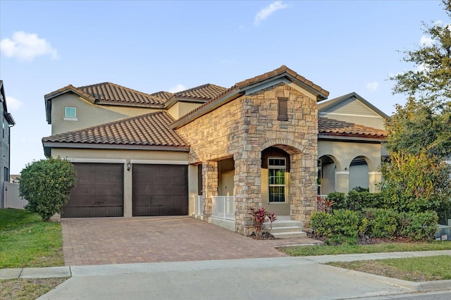 view of mediterranean / spanish house