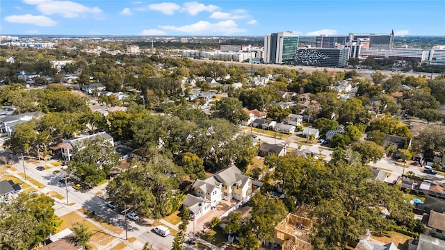 bird's eye view featuring a view of city