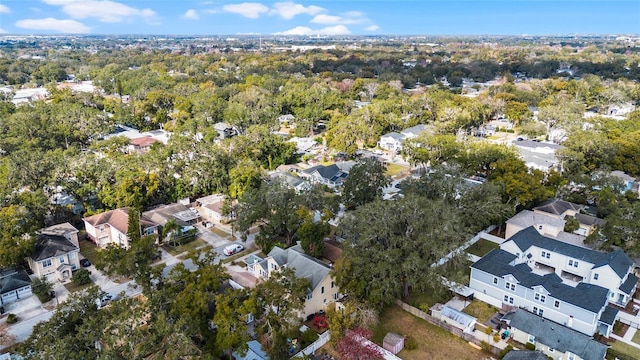 aerial view featuring a residential view