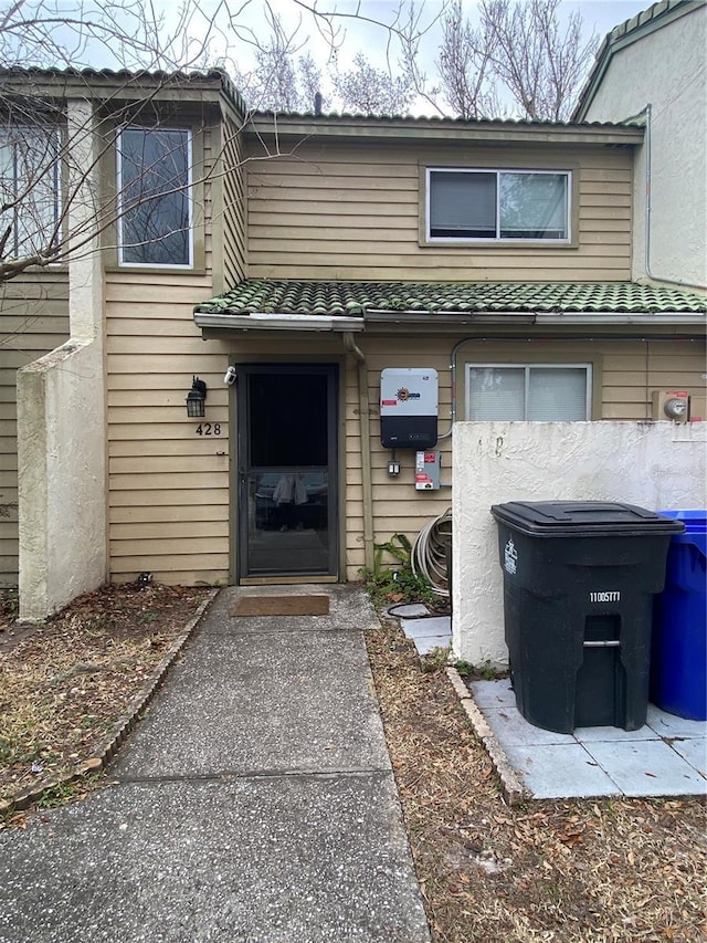 view of entrance to property