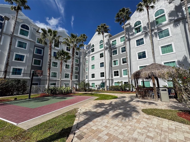 view of property's community featuring a gazebo