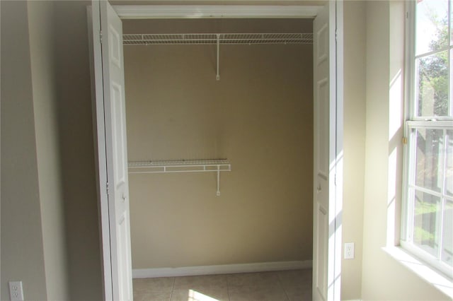 view of closet