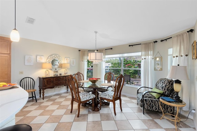 view of dining room