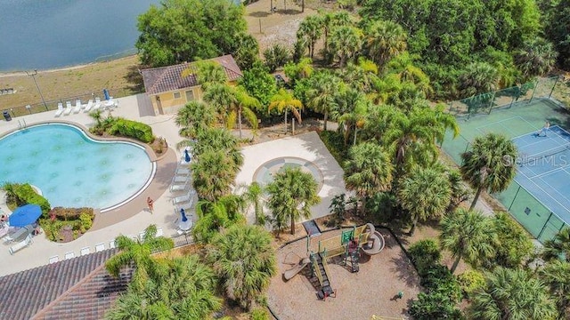 drone / aerial view