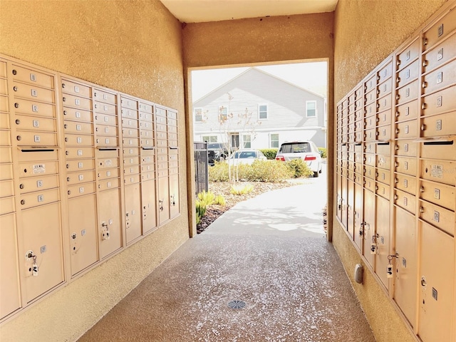 surrounding community featuring mail area