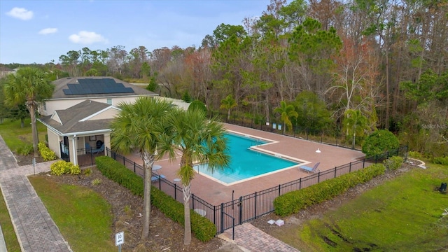 view of pool