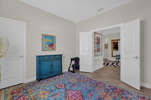 interior space featuring light hardwood / wood-style flooring