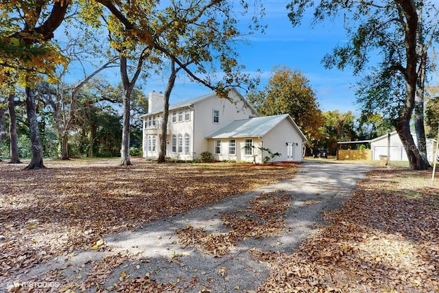 view of side of property