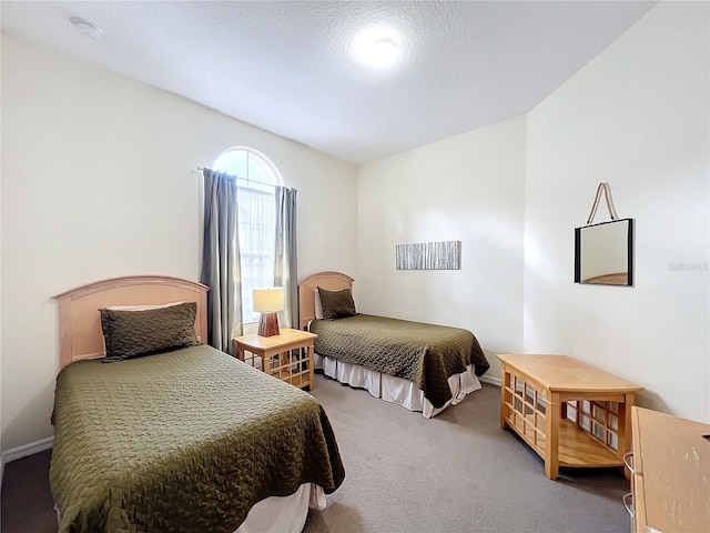 bedroom with carpet floors